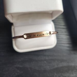 **BOGO** "Be brave" Boho bracelet